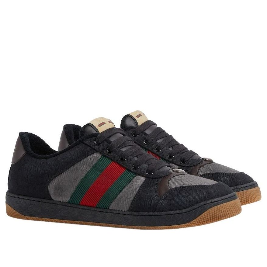 Gucci Screener sneaker 'Black Green Red' 857889-FAFEN-1077