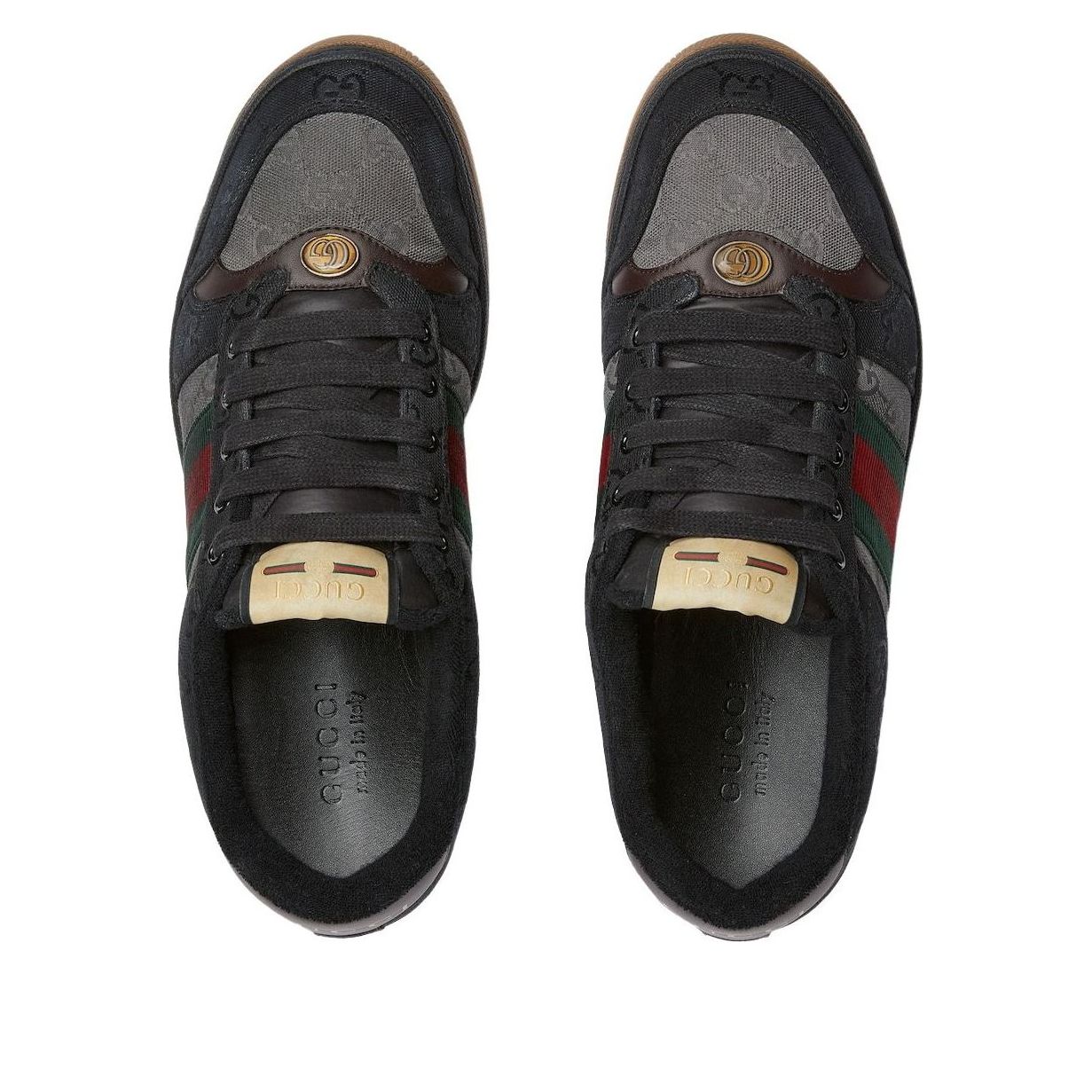 Gucci Screener sneaker 'Black Green Red' 857889-FAFEN-1077