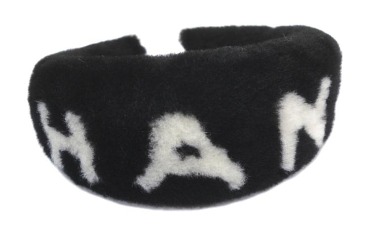 CHANEL Headbands Women's Black