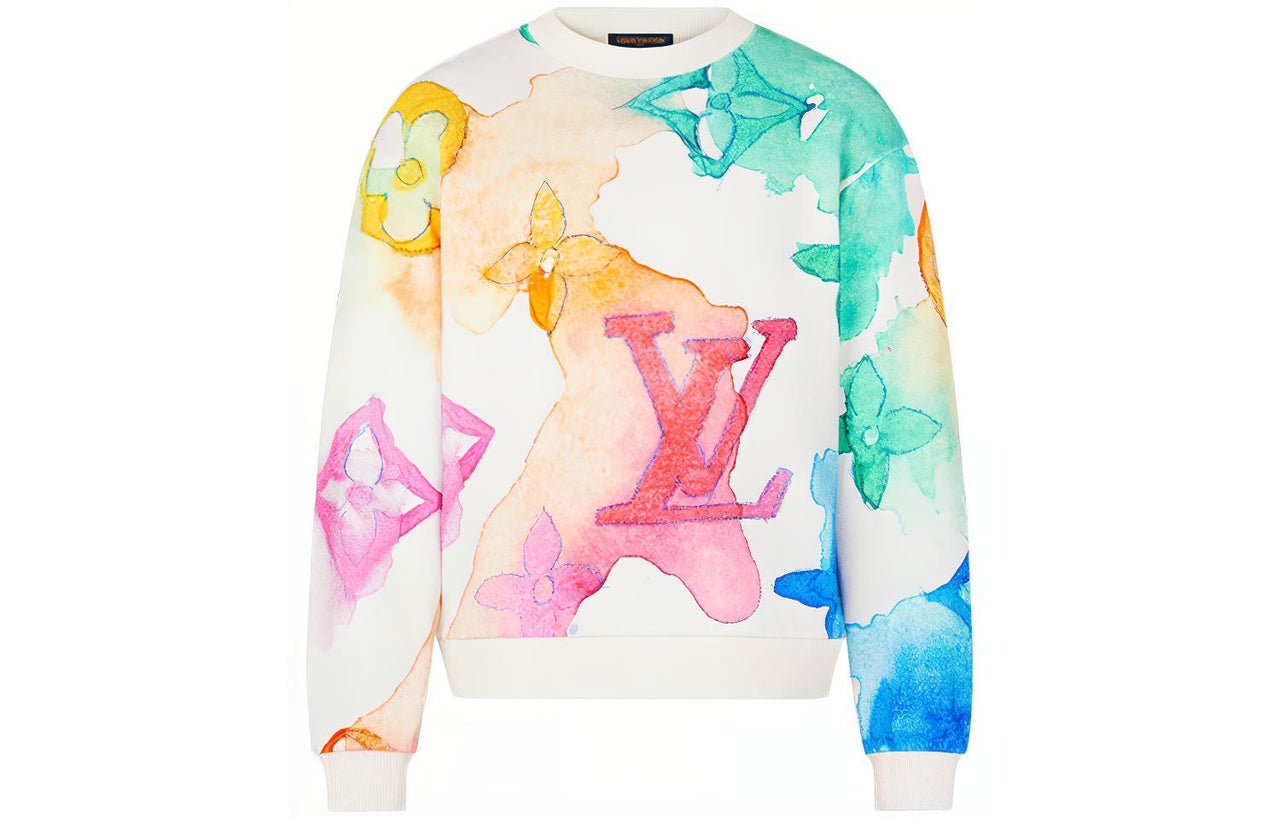 LOUIS VUITTON Watercolor Giant Monogram Sweatshirt