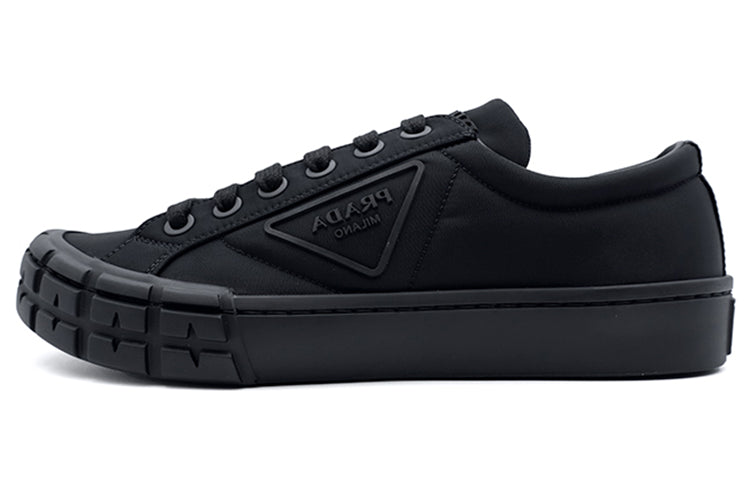 PRADA Cassetta Wheel Casual Shoes Men's Black