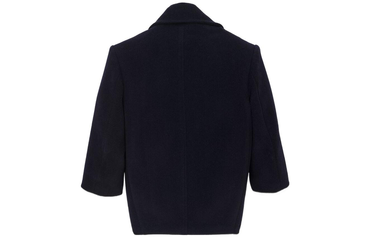 SAINT LAURENT Double breasted Wool Coat