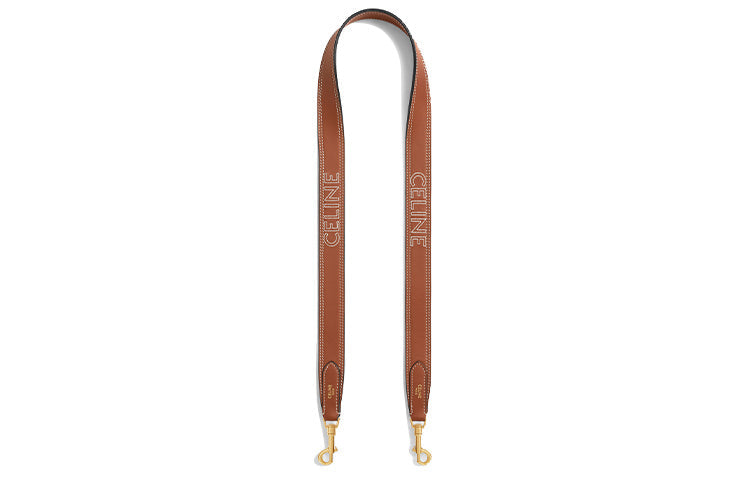 CELINE Calfskin Bag Strap Women's Brown