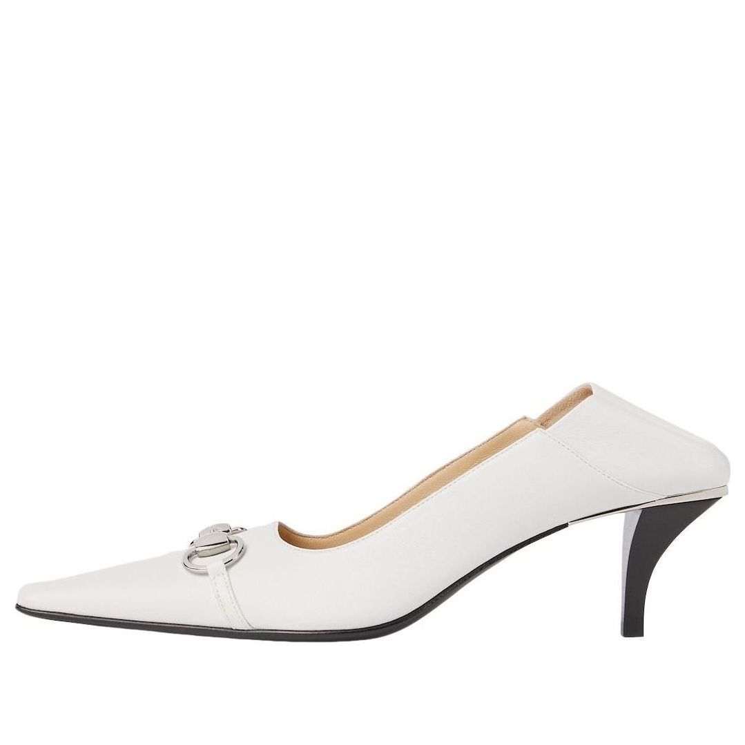 (WMNS) Gucci Vittoria Pump 'White' 862776-BKO00-9014