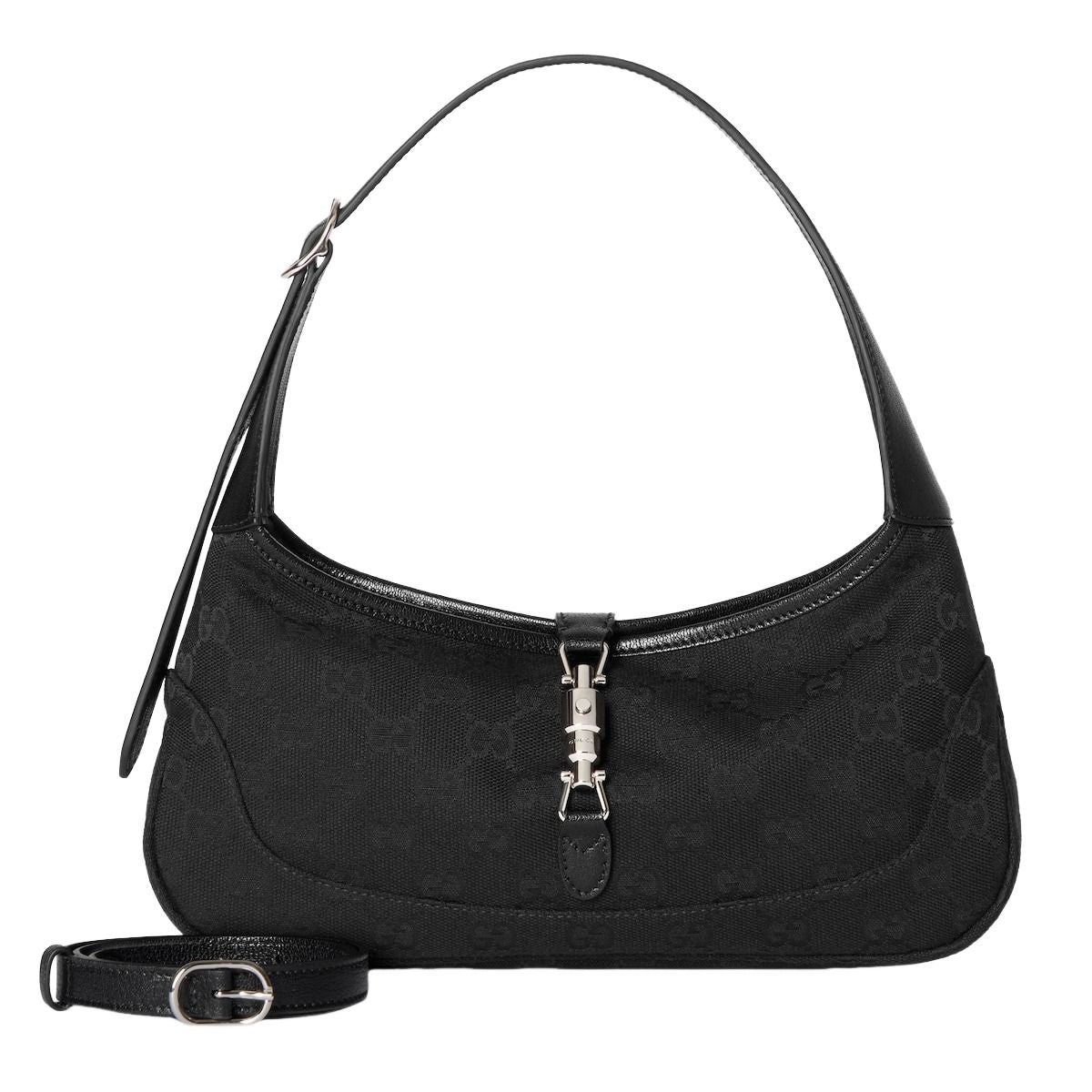 (WMNS) Gucci Jackie Slim Medium Shoulder Bag 'Black' 863137-FAFV4-1000