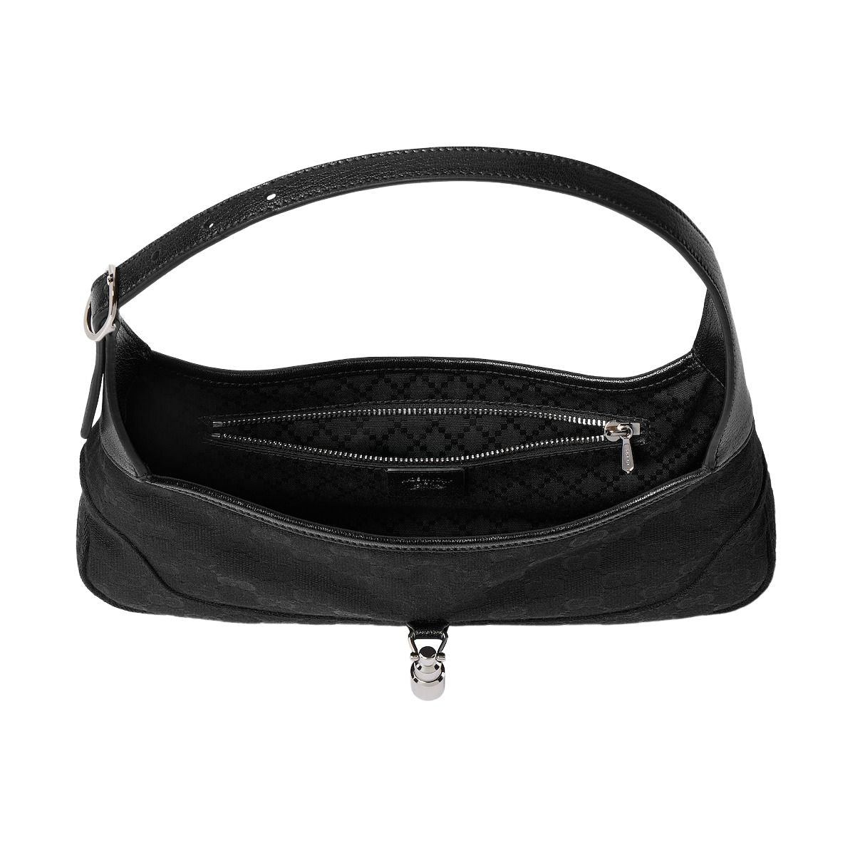 (WMNS) Gucci Jackie Slim Medium Shoulder Bag 'Black' 863137-FAFV4-1000