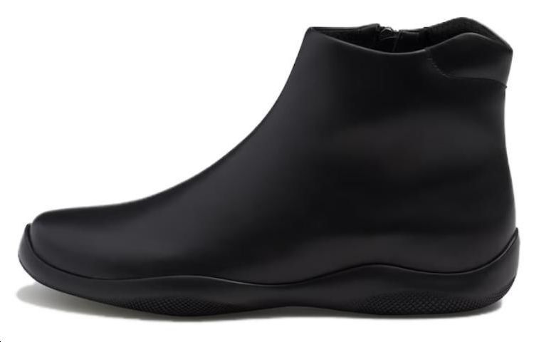 PRADA Toblach Ankle Boots 4cm Men's Black