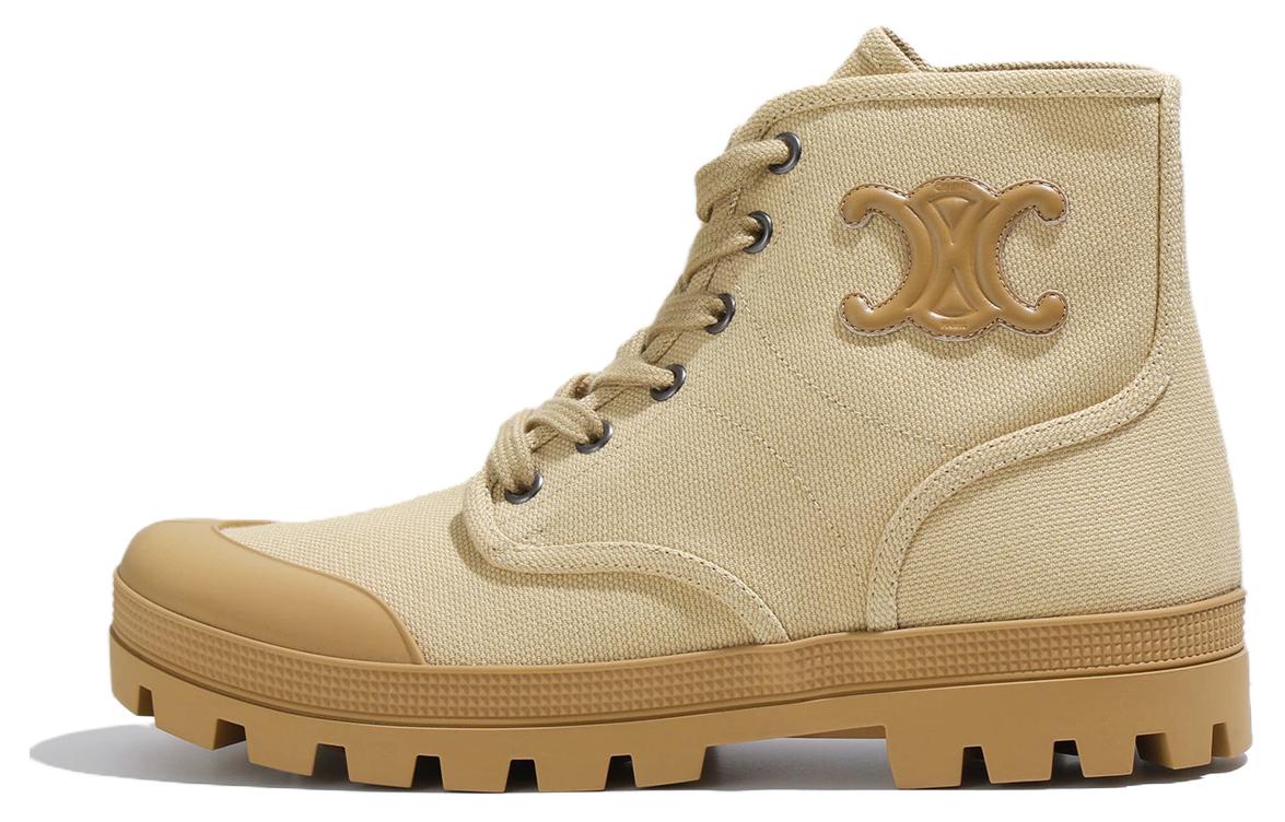 CELINE Ankle Boots Women's Yellow