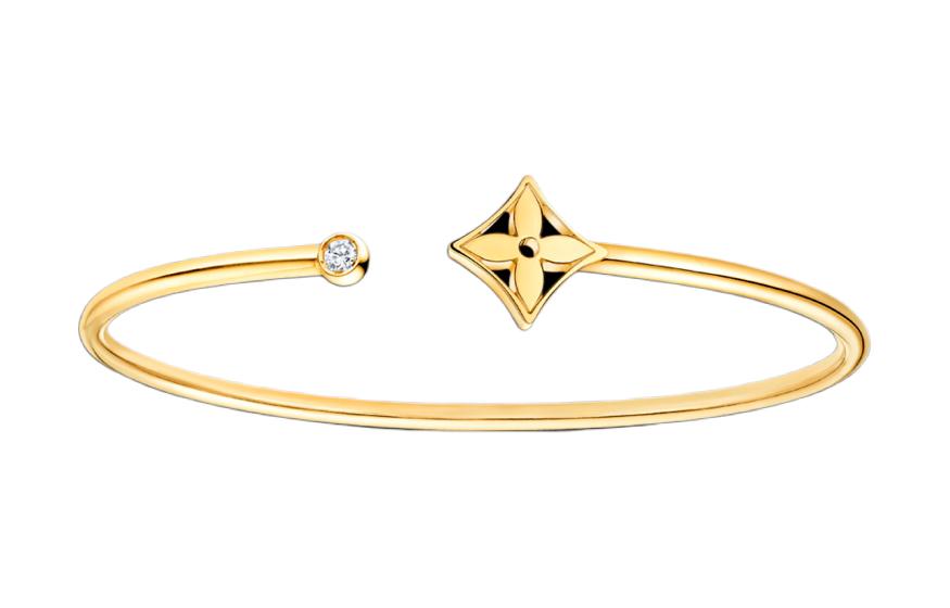 LOUIS VUITTON Idylle Blossom Twist Bracelet Yellow Gold