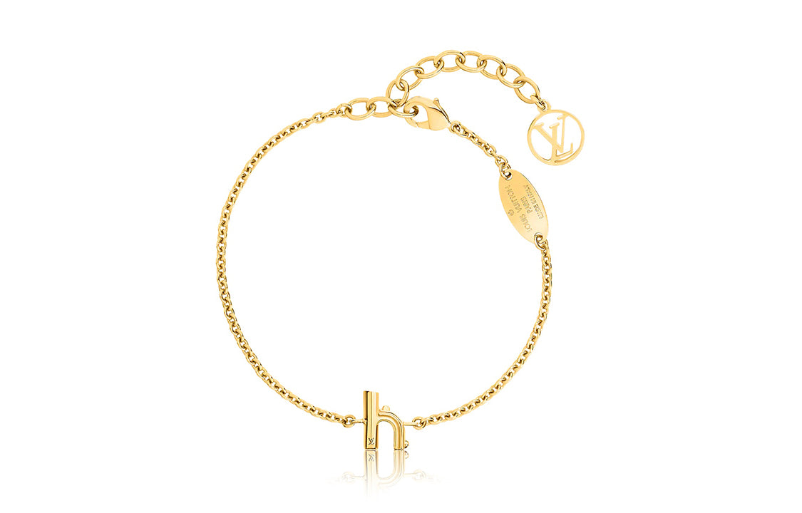 LOUIS VUITTON Lv & Me Bracelet Letter H