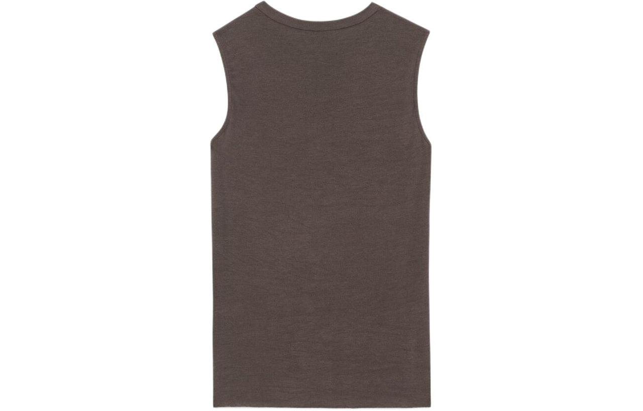 SAINT LAURENT Crewneck Sleeveless Tank Top