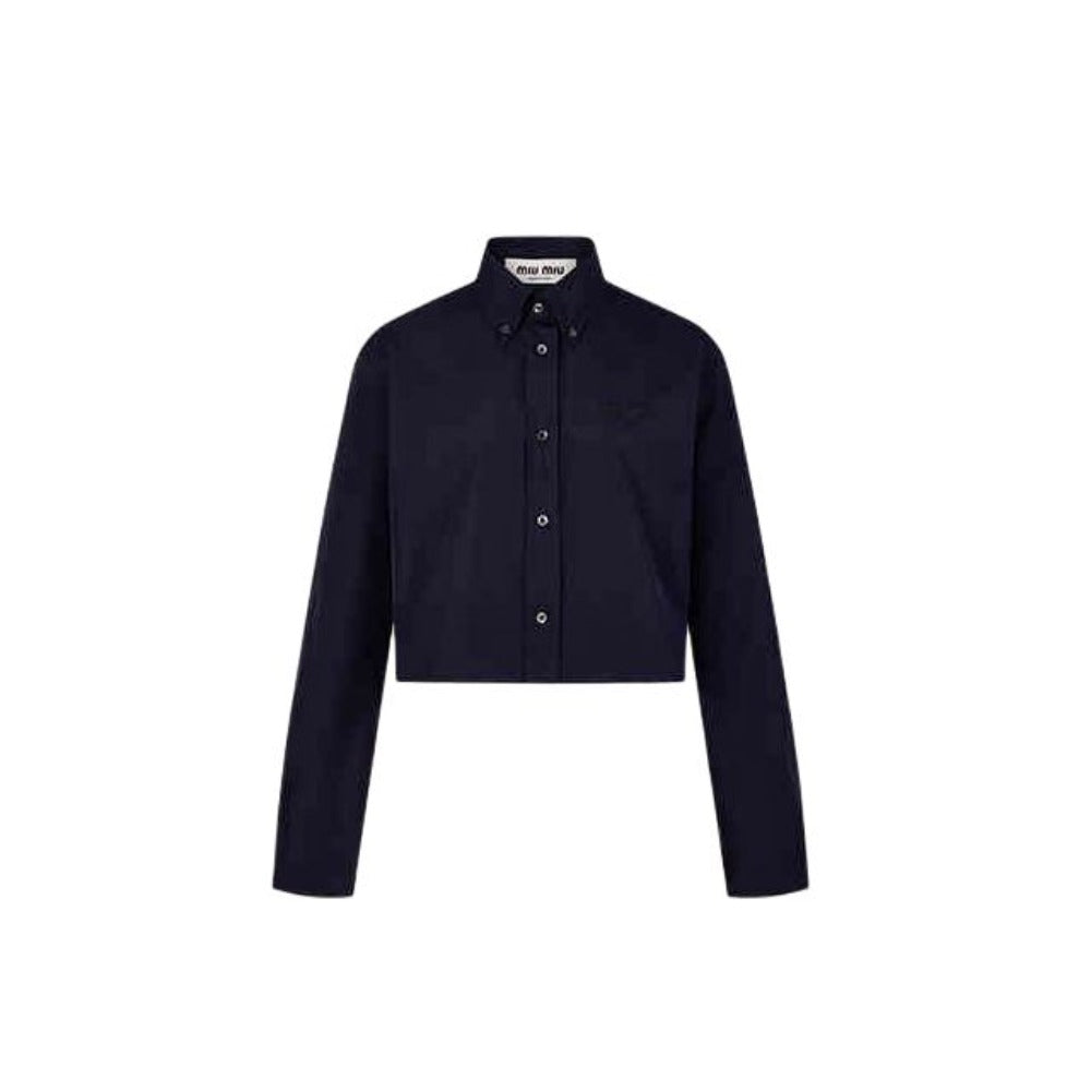 MIU MIU SS24 Shirt Women's Marine Blue