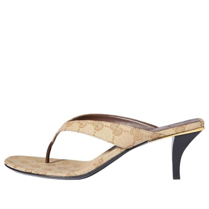 (WMNS) Gucci Vittoria Thong 'Sand Dark Brown' 870786-FAF3Z-9642