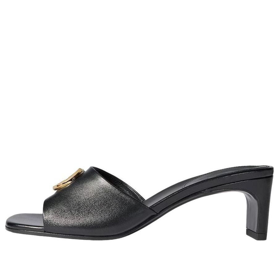 (WMNS) Gucci Slide Sandal with Double G 'Black' 871480-BKO00-1000