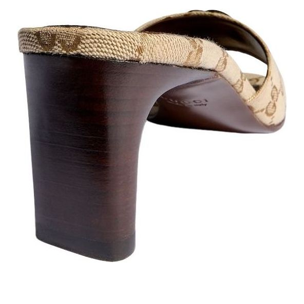 (WMNS) Gucci Slide Sandal with Double G 'Sand Dark Brown' 871481-FAFUW-9611