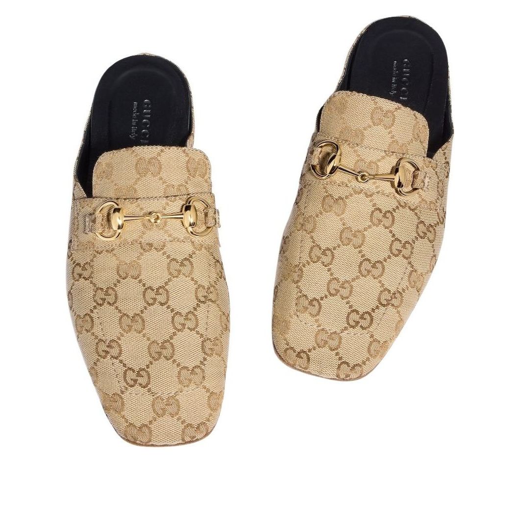 (WMNS) Gucci Ragazzo Mule 'Sand Dark Brown' 871872-FAFUW-9611