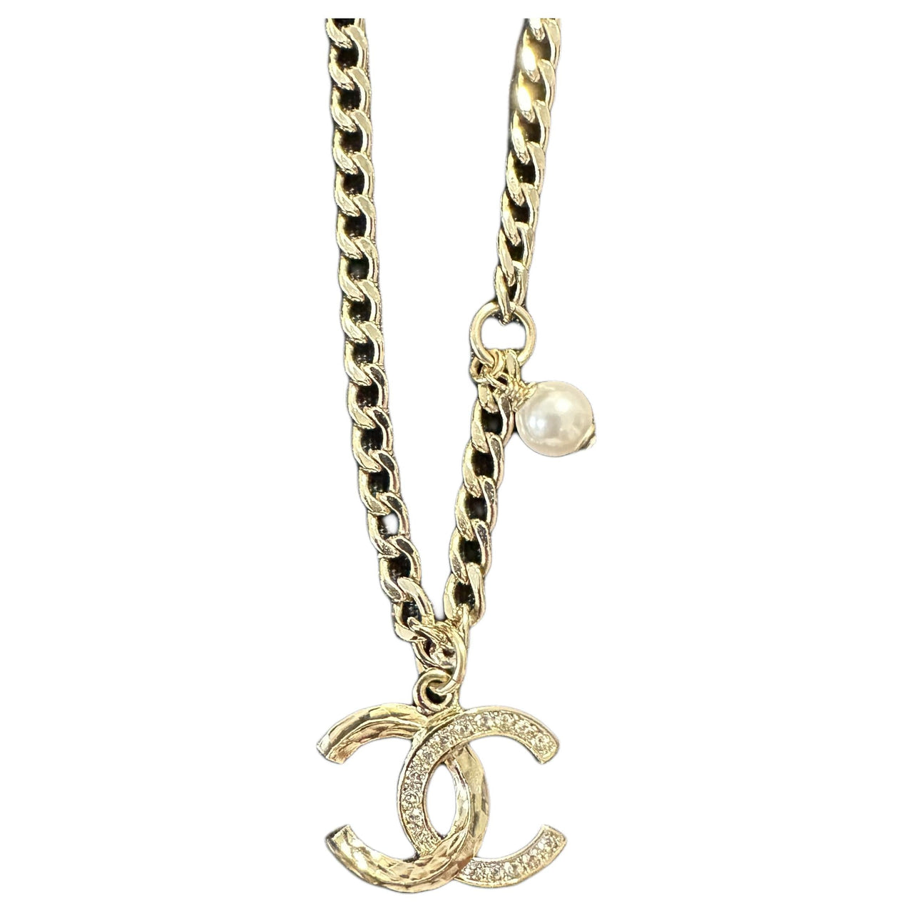 CHANEL Metal Necklaces Women's Gold
