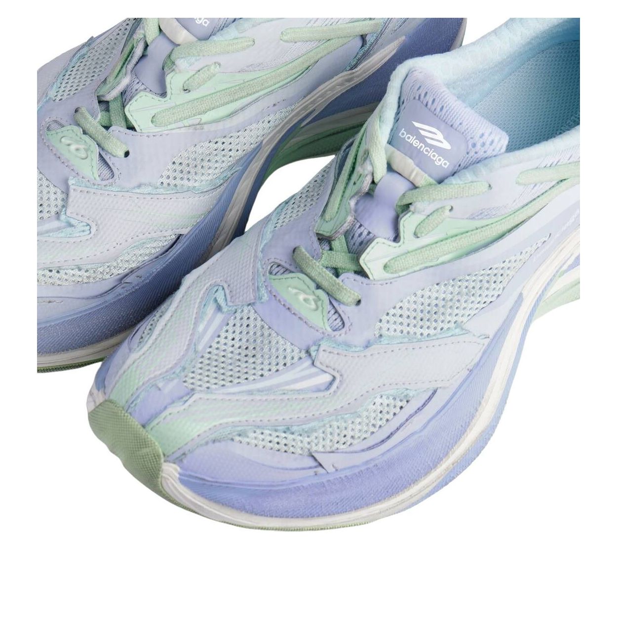 (WMNS) Balenciaga Jet Sneaker 'Light Blue Lilac Lime' 872640WMRTN4957