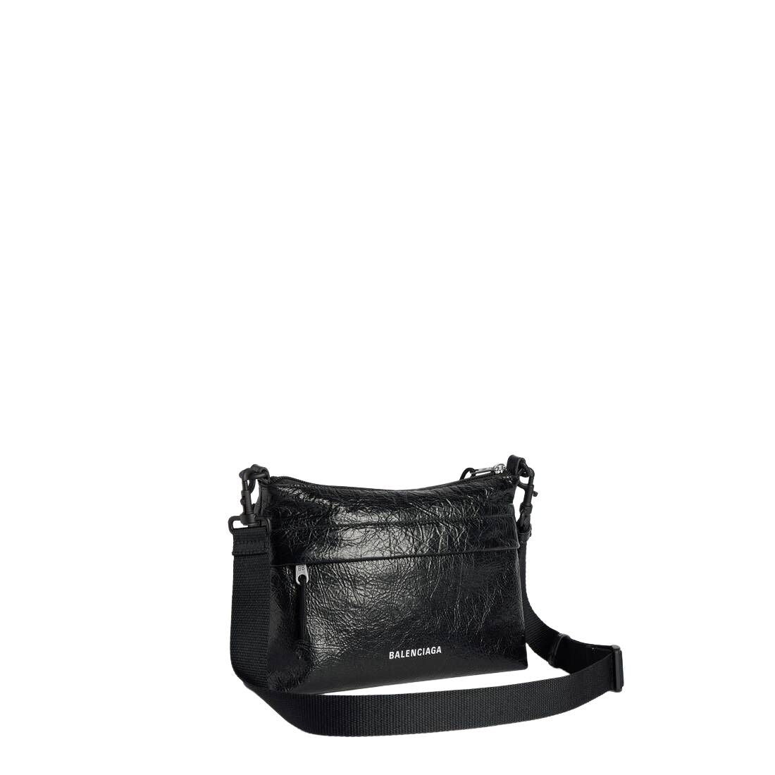 Balenciaga Explorer Double Pouch Messenger Bag 'Black' 8731821VG071000