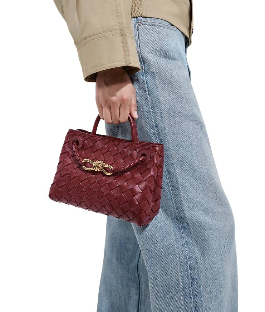 (WMNS) Bottega Veneta Mini Andiamo 'Lava red' 874957VCPP16551