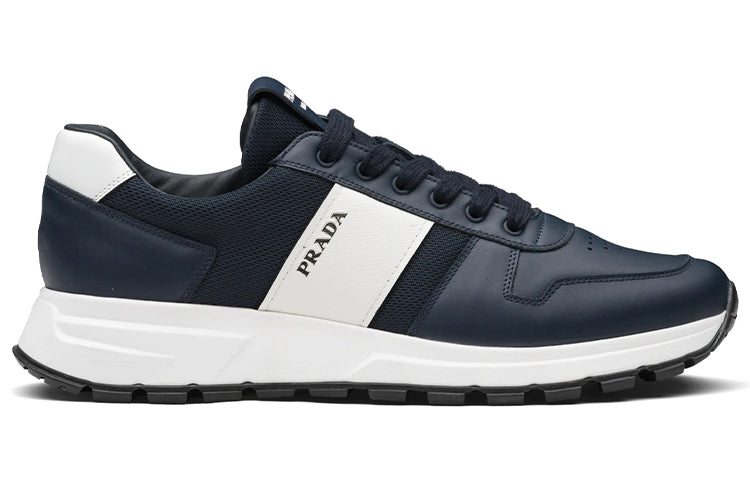 PRADA PRAX 1 Low Top Sports Casual Shoes Men's Blue White