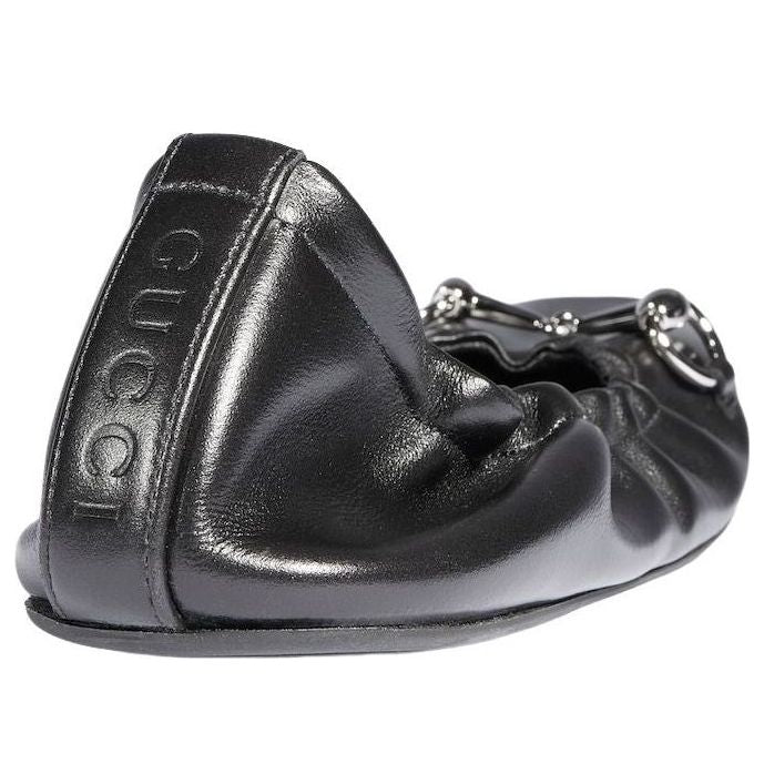 (WMNS) Gucci Prima Ballet Flat 'Black' 875322-AAF3Q-1000