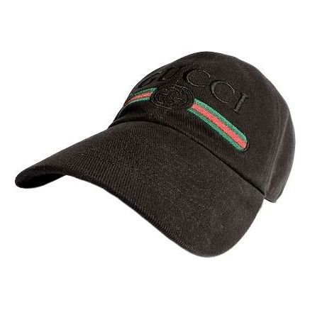 Gucci Cotton Baseball Hat with Embroidery 'Black' 875736-4HBKG-1060