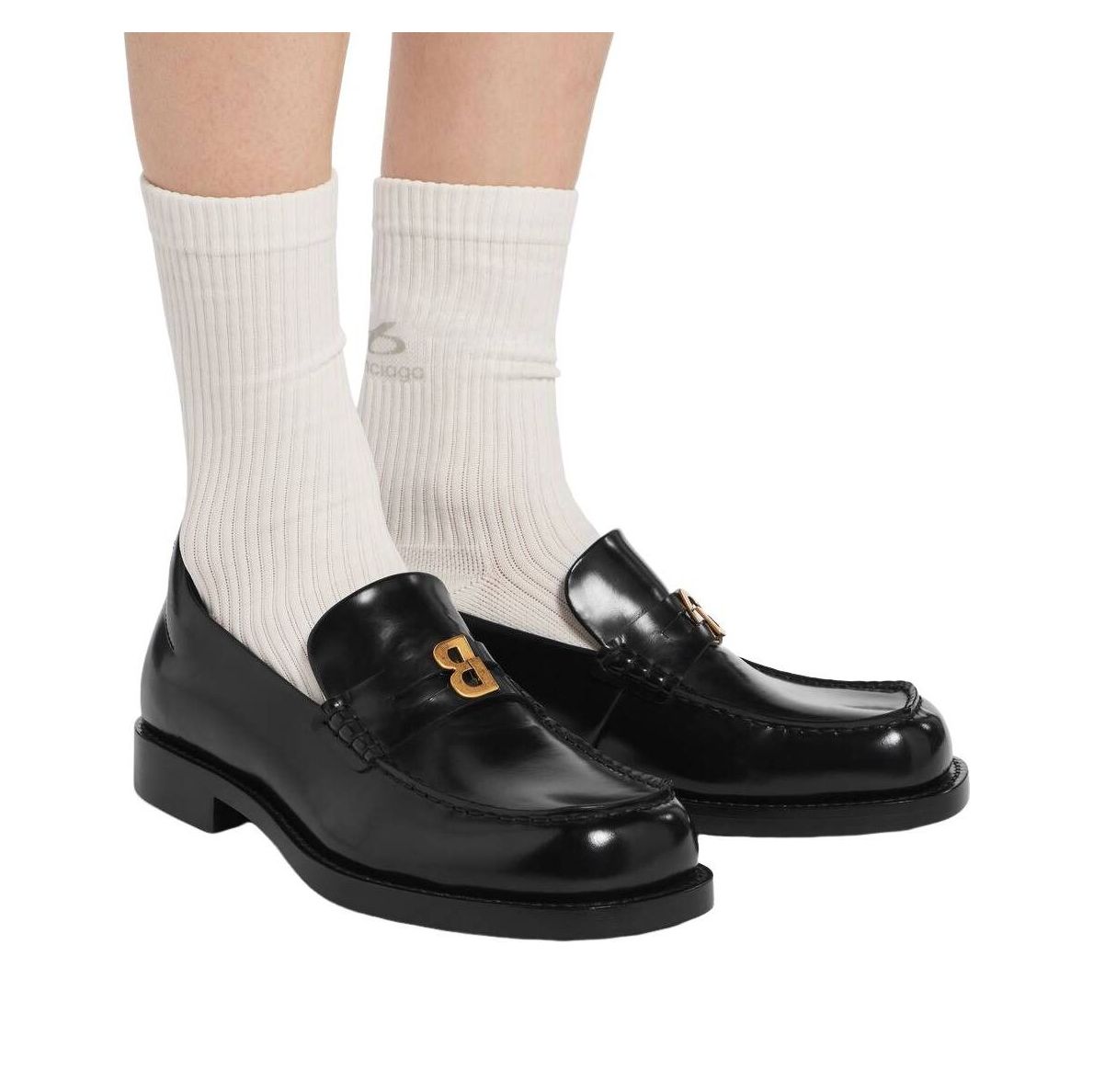 (WMNS) Balenciaga Comfy Loafer 'Black' 876333WBEC11087