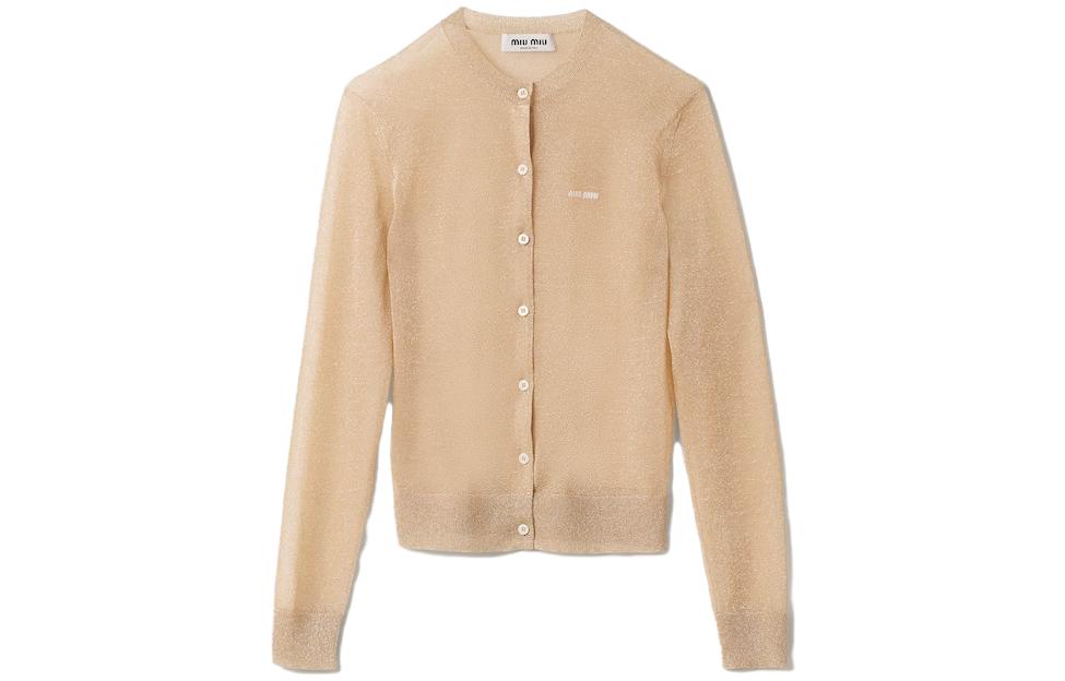 MIU MIU FW23 Sweater Women's Gold