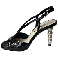 CHANEL Strap Sandals Women's Black