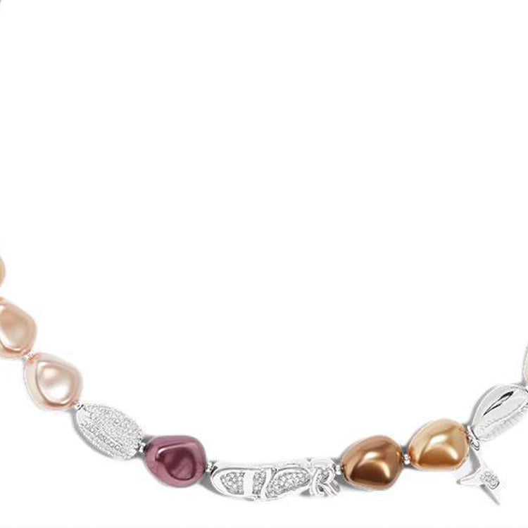 DIOR Crystal Necklaces Women's Multicolor