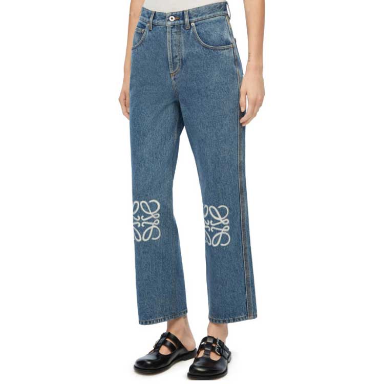 LOEWE Anagram Cropped Jeans