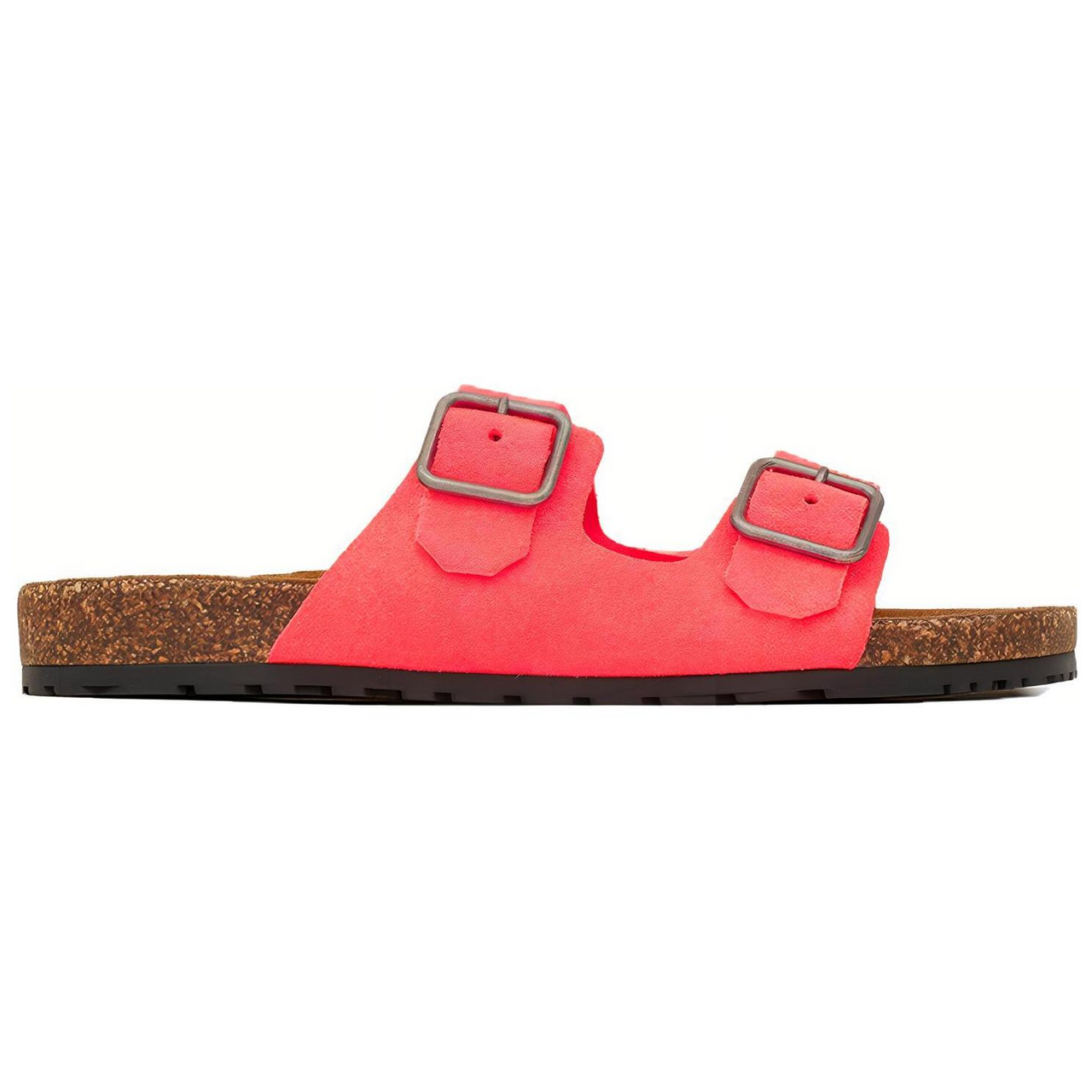 SAINT LAURENT Jimmy Double Strap Slip On Sandals