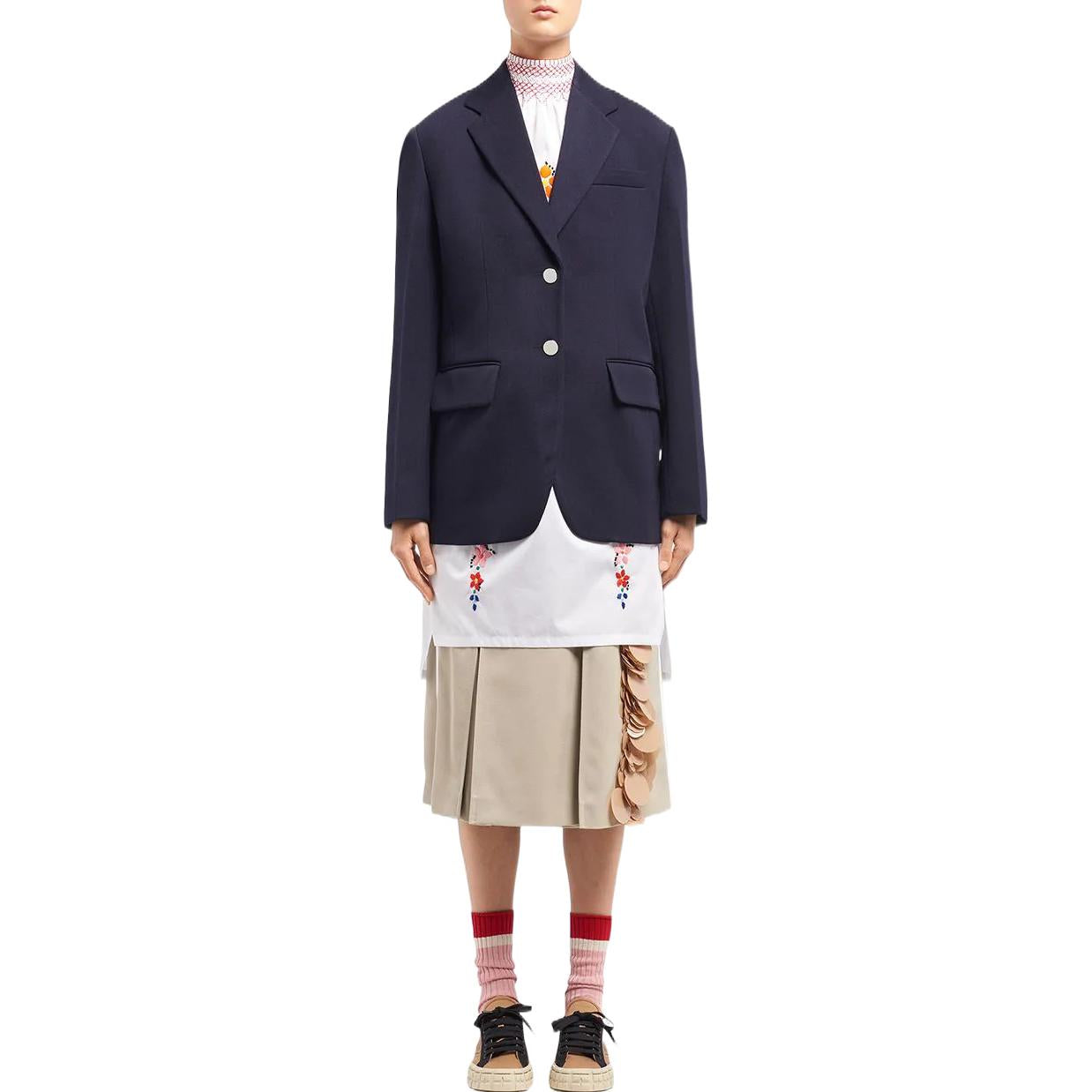 PRADA Business Suit Coat Women's Blue