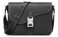 DIOR Grained Calfskin Saddle Bags Messenger Bag Shoulder Bag Crossbody Bag Men's Black