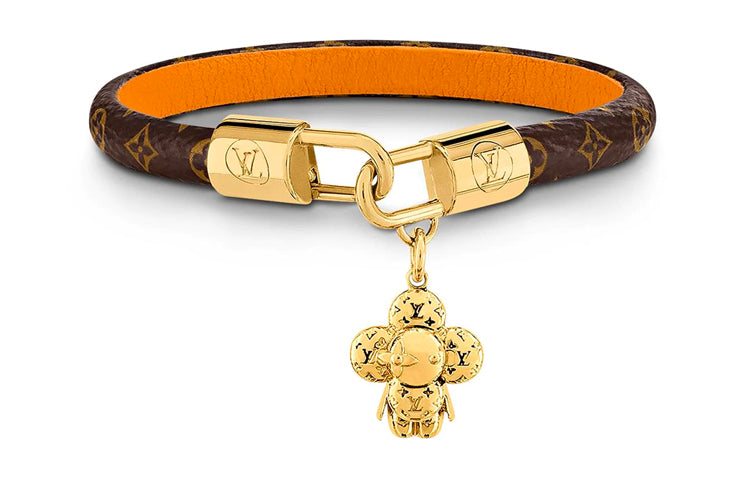 LOUIS VUITTON Calfskin Bangles Women's Gold