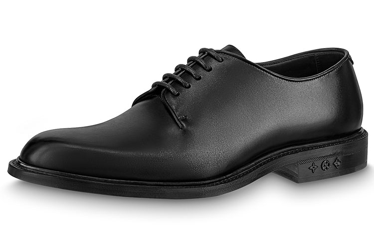 LOUIS VUITTON Fle Dress Shoes Men's Black