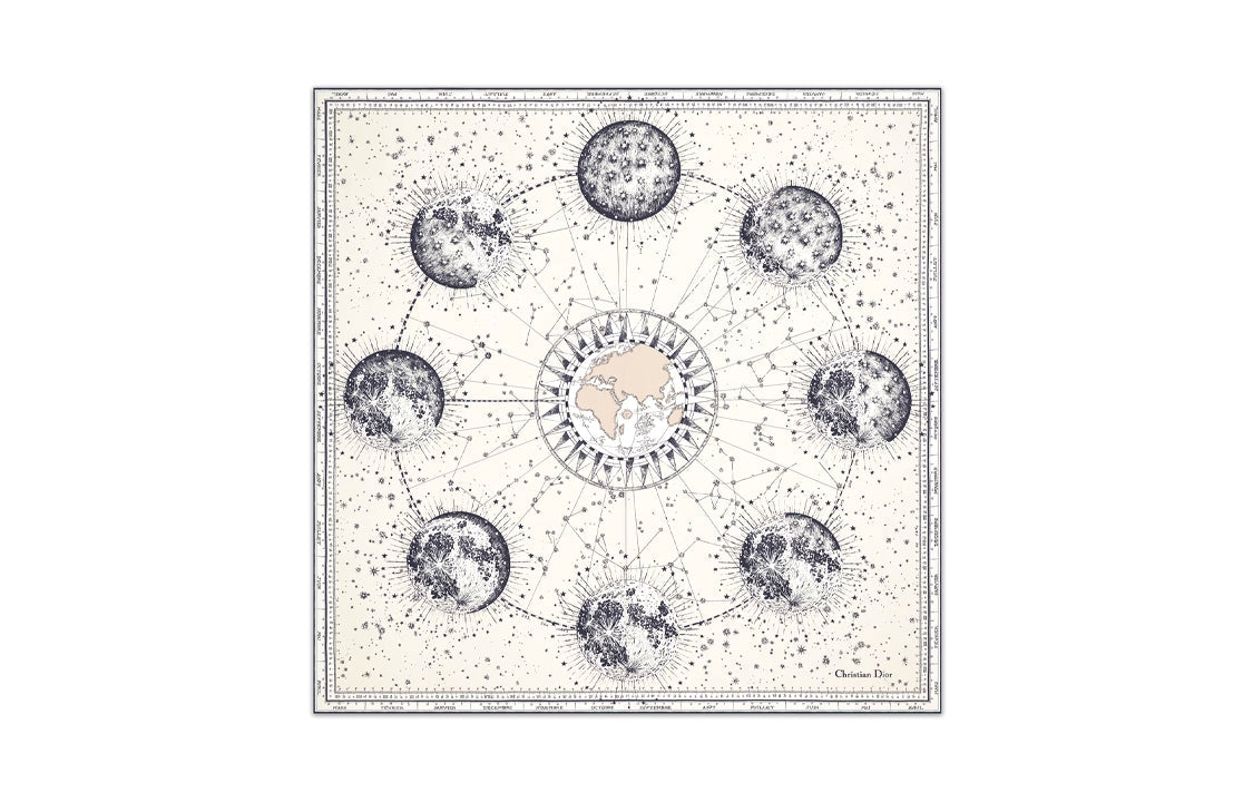 DIOR Silk Scarves Unisex