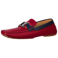 LOUIS VUITTON Monte Carlo Taïga Casual Shoes Men's Burgundy