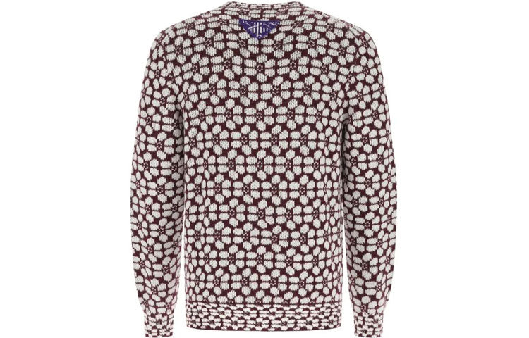 PRADA Cashmere Sweaters Men Burgundy