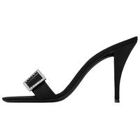 SAINT LAURENT Simone Slide Slippers Women's Black