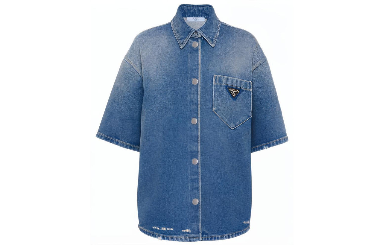 PRADA Shirts Women's Blue