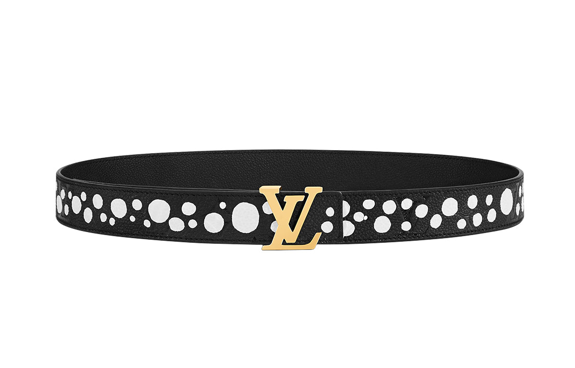 LOUIS VUITTON X Yayoi Kusama Lv Initiales 30mm Reversible Infinity Dots Belt