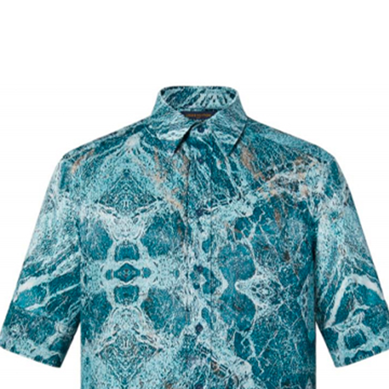 LOUIS VUITTON Shirt Men's Lake Blue