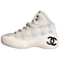 CHANEL 22N Cushioning Wear-Resistant High-Top Casual Shoes Women's Beige