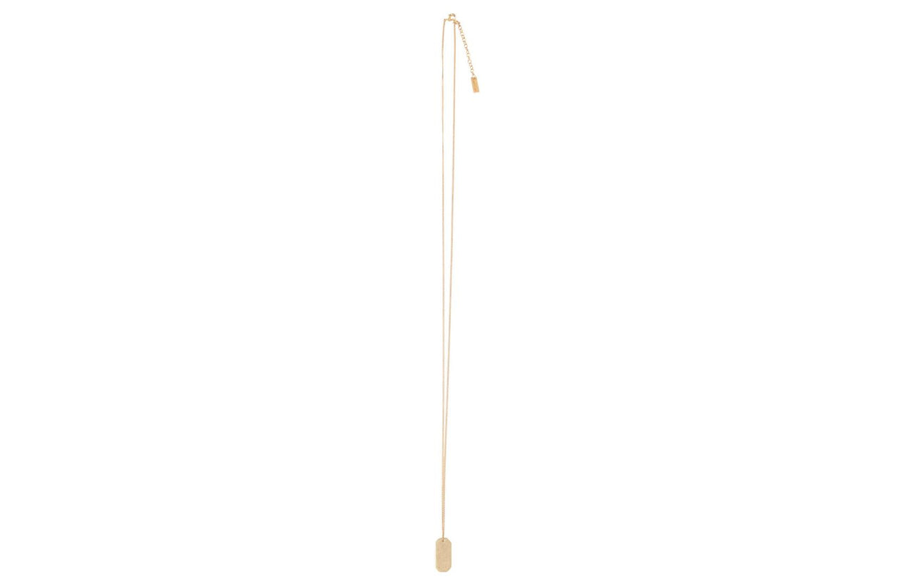 SAINT LAURENT Brass Necklaces Women's Gold