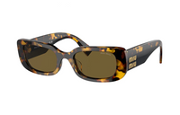 MIU MIU Tortoiseshell effect Rectangle frame Sunglasses