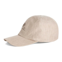 Loro Piana Linen Baseball Caps Men's Linen Beige