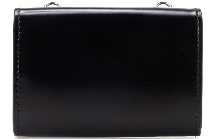 PRADA Calfskin Wallet Women's Black