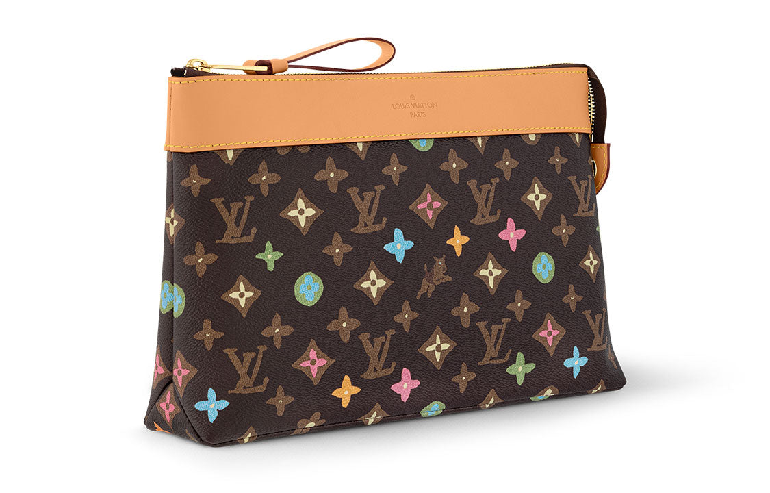 LOUIS VUITTON By Tyler The Creator Pochette Voyage Souple Chocolate Craggy Monogram